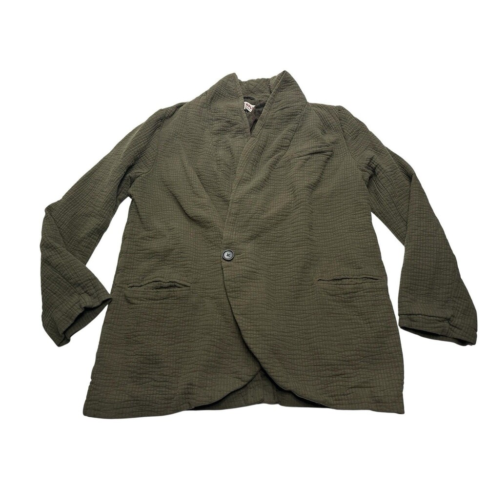 Women's Free People Rowan Blazer Size Small Deep Army OB1112308